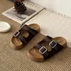 Zapatos de Playa Super Suaves Populares para Mujer Verano 2026 Sandalias de Corcho Modernas Estilo Dormitorio Casual de Punta Abierta Zapatos para Viajar