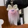 Coelho Xiaoduo Novo Pingente Tendência Pelúcia Bola de Carvão Pequena Pingente de Bolsa Mochila Acessório de Boneca Chaveiro de Carro