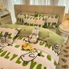 Juego de Ropa de Cama de Tres Piezas, Juego de Sábanas de Algodón con Aloe Vera de Regalo, Funda Nórdica, Juego de Sábanas de Cuatro Piezas, Fabricante Mayorista de Envío Directo de Una Pieza