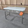 Escritório de aço inoxidável 304 fábrica limpa oficina livre de poeira laboratório mesa de computador com gaveta console espessado