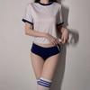 Nuevos Shorts Japoneses Blancos Puros Estilo Universitario Divididos Ropa Deportiva Ropa Sexy para el Hogar Traje Fitness