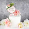 Celebridad de Internet Estilo ins Anillo de Hierro Forjado Plato Decorativo para Pastel Hermosa Rosa de Hierro Forjado Hoja Verde Enchufe para el Día de la Madre