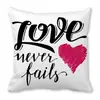 Feliz Día de San Valentín Feliz Funda de Almohada Piel de Durazno Funda de Almohada Plataforma Transfronteriza Suministro de Fábrica zxt561