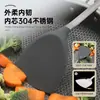 Espátula de silicone espessa anti-queimadura antiaderente para wok colher de sopa para mexer colher para mexer escorredor grande doméstico conjunto de espátulas para fritar utensílios de cozinha