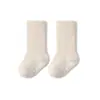 23 otoño e invierno Calcetines nuevos para bebé dispensadores antideslizantes calcetines de suelo para recién nacidos y niños pequeños boca suelta no apretada calcetines de tubo medio para bebé