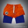 Shorts de impresión digital 3D de la serie Dragon Ball pantalones de playa de doble capa Amazon comercio electrónico transfronterizo suministro caliente Playa