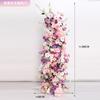 Nuevo Arco de Cuerno Flor Artística Flor de Simulación Propuesta de Flor Cumpleaños Escena de Flor de Simulación Diseño Boda Flores Falsas