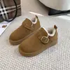Zapatos Birkenstock de suela gruesa, forrados de felpa, engrosados para mujer, nuevo estilo 2026, moda de invierno, versátiles, cálidos, cómodos Birkenstock, mocasines de algodón con plantillas suaves