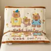 Toallas de Almohada de Algodón Puro para Niños, un Par de 40X60 Absorbentes de Sudor y Antideslizantes Toallas de Almohada de Gasa de Algodón para Bebé, Toallas Almohadilla Gruesas de Dibujos Animados