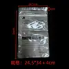 Bolsa de plástico transparente anti-asfixia de Amazon bolsa con cremallera para ropa de PE sellada por tres lados con etiqueta de advertencia bolsa de vacío transfronteriza