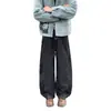 Nuevo Simple Popular Ins Estilo Japonés Moda Versátil Tendencia Harajuku Perezoso Temperamento Artístico Hoja Curva Jeans