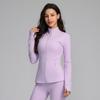 Define Chaqueta de Yoga Ajustada Top de Manga Larga Ropa Deportiva para Correr Pilates Entrenamiento Fitness Define