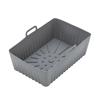 Fritadeira a Ar Retangular Amazon Forma de Silicone para Assar Almofada Grande de Silicone para Fritadeira a Ar Silicone para Fritadeira a Ar