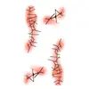 Pegatinas de Tatuaje de Halloween para Cicatrices de Heridas Cara Tatuajes Temporales Desechables Pegatinas de Tatuaje Impermeables para Cicatrices