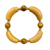 Pulseiras de Contas de Sândalo Dourado com Buda, Vários Estilos, Acessórios Ruyi, Adornos de Mão de Sândalo, Modelos para Casais, Joias de Mão para Atacado, Contas de Oração