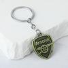 Emblema de Time de Futebol Chaveiro Bronze Material Metal Liga de Zinco Huangma Manchester City Barcelona Ewen Chelsea Pingente
