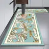 Tapete de Chão Descartável de Lama Diatomácea para Cozinha de Casa, Absorvente de Água, Antiderrapante, à Prova de Salpicos, Tapete de Pé Longo para Área do Fogão, Descartável