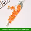 Flores Artificiales Flor Naranja Materiales Boda Salón de Bodas Decoración del Hogar Rosas Artificiales Flores Falsas Flores de Plástico Venta al por Mayor