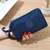 18 bolsa de mão quente coreana casual lona bolsa de celular três camadas feminina pulseira de mão bolsa outlet de fábrica