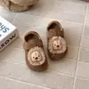 Birkenstocks de Desenho Animado para Meninas Bebê Sapatos Únicos Fofos Novos para Primavera e Outono Sapatos Infantis Estilosos Pequenos Sapatos de Couro para Meninas