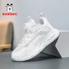 Zapatos para Niños Babudou 2026 Modelo Nuevo Primavera y Otoño Zapatillas Blancas Infantiles para Estudiantes Zapatos Deportivos Malla Simple Transpirables Zapatos para Correr