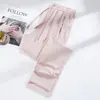 Pantalones Finos de Seda de Hielo de Secado Rápido para Mujer 2025 Nuevos para Exteriores Ligeros Transpirables de Secado Rápido Protección Solar Pantalones Deportivos Casuales
