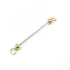 Varillas para ensartar metal electroplateado DIY, nuevos accesorios de cuentas multicolores para bolsos, equipaje, llaveros y colgantes, en stock