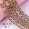 Ventas Calientes Transfronterizas Cuentas Planas de Vidrio Multicorte Pulsera Collar Accesorios de Ropa Cuentas de Vidrio de Cristal Coloridas