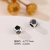 Plata Antigua S925 Cuentas de Calabaza Amor Tang Ocho Largos Pulsera DIY Pulsera Joyería Accesorios de Cuerda con Cuentas