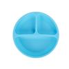 Nova tigela de compartimento de suplemento alimentar para bebês de talheres de silicone quatro ventosas reforçadas placa de aquecimento antiderrapante resistente a quedas