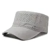 Sombrero de Verano para Hombre de Secado Rápido con Copa Plana, Sombrero de Sol para Exteriores con Protección Solar, Gorra de Béisbol Perforada Simple y Transpirable para Mujer