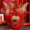 Año Nuevo, Festival de Primavera, Flores de Nochevieja, Frutas de Prosperidad, Decoraciones Festivas, Inauguración de Casa, Suministros para Montar Casa Nueva, Adornos de Cubo de la Fortuna