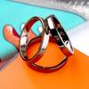Accesorios de Lazo Hebilla de Toalla de Seda de Tres Anillos Todo Combinable Esquina Dobladillo de Camiseta Nudo Fijo Metal Seda Lisa