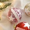 Nova bola de Natal transfronteiriça Pingente de decoração de árvore de Natal Bola pendurada para atmosfera de Natal Bola pendurada para layout de cena de vestido