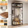 Cabideiro de metal guarda-roupa combinação aberta de chão cabide de roupas de quarto cabide de closet walk-in doméstico