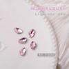 Accesorios populares para uñas Diamante K9 puntiagudo polvo flor de cerezo rosa súper brillante corazón torcido huevo de paloma rectangular diamante para pegar en uñas al por mayor