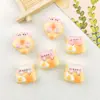 Juguete de Comida de Dibujos Animados Oso Pastel Accesorios de Resina DIY Hecho a Mano Pegamento de Crema Pasador Diadema Funda para Teléfono Móvil Accesorios para Joyería