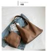 Bolsa Nova Transfronteiriça para Mulheres Grande Capacidade Versátil Moda Feminina Bolsa de Ombro Textura Balde Sogra Bolsa Tote para o Dia a Dia