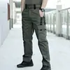 Pantalones Tácticos de Verano Duraderos para Hombre Transfronterizos 2026, Cómodos de Secado Rápido, Estilo Militar Simple, Pantalones Cargo Multibolsillos en Stock