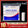 Hualu Hospital Gaze Bandagem Algodão Absorvente Gaze Respirável Esportes Não Elástica Alta Densidade 8*600 Médico
