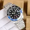Reloj Mecánico Laojia Greenwich Automático Mecánico Acero Inoxidable Luminoso Resistente al Agua Alta Calidad para Hombre Negocios