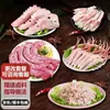 Combo de Produtos Frescos de Pato: Cabeças de Pato Congeladas, Pescoços de Pato Frescos no Atacado, Pés de Pato Congelados, Línguas de Pato, Asas de Pato 4kg