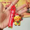 Nuevo Llavero Femenino Lindo Muñeco de Nieve Anciano Muñeca Colgante para Mochila Escolar Masculina Pareja Fábrica Colgante de Árbol de Navidad Dibujos Animados