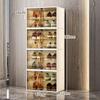 Gabinete para Zapatos y Gabinete de Almacenamiento Integrados en la Pared, Caja de Zapatos para el Hogar, Zapatero Estrecho Multicapa para Entrada, Almacenamiento de Zapatos