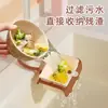 Cesta Colgante para Desagüe de Fregadero para Fregadero de Cocina, Separador de Residuos de Comida, Cesta Coladora para Lavar Frutas