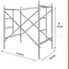 Andamios Especializados para Sitios de Construcción, Suministro Directo del Fabricante, Andamio Móvil Tipo Escalera Galvanizado con Pintura en Spray