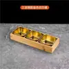 Utensílios de Mesa para Churrasco Coreano Tigela de Condimento Aço Inoxidável Tendência Prato Pequeno para Molho Caixa Dividida Bandeja de Acompanhamentos de Hot Pot com Nove Compartimentos