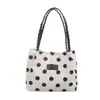 Bolsa Tote de Gran Capacidad para Viajes Diarios 2026 Nueva Tendencia de Lunares para Mujer Bolso Versátil de Hombro Único Bolso de Mano Versátil de Nicho