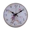 Fábrica de 16 pulgadas al por mayor explosiones transfronterizas reloj de pared retro de madera simple europeo reloj silencioso una generación de cabello
