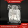Em estoque PVC transparente bolsa de plástico saco de presente pode ser embalagem opp mais rotulagem em nome do espessamento do cabelo para desenvolver LOGOTIPO